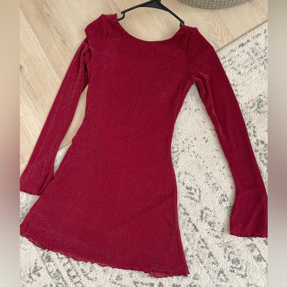 Princess Polly Deep Red Knit Top